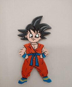 Ξύλινο μαγνητάκι Goku