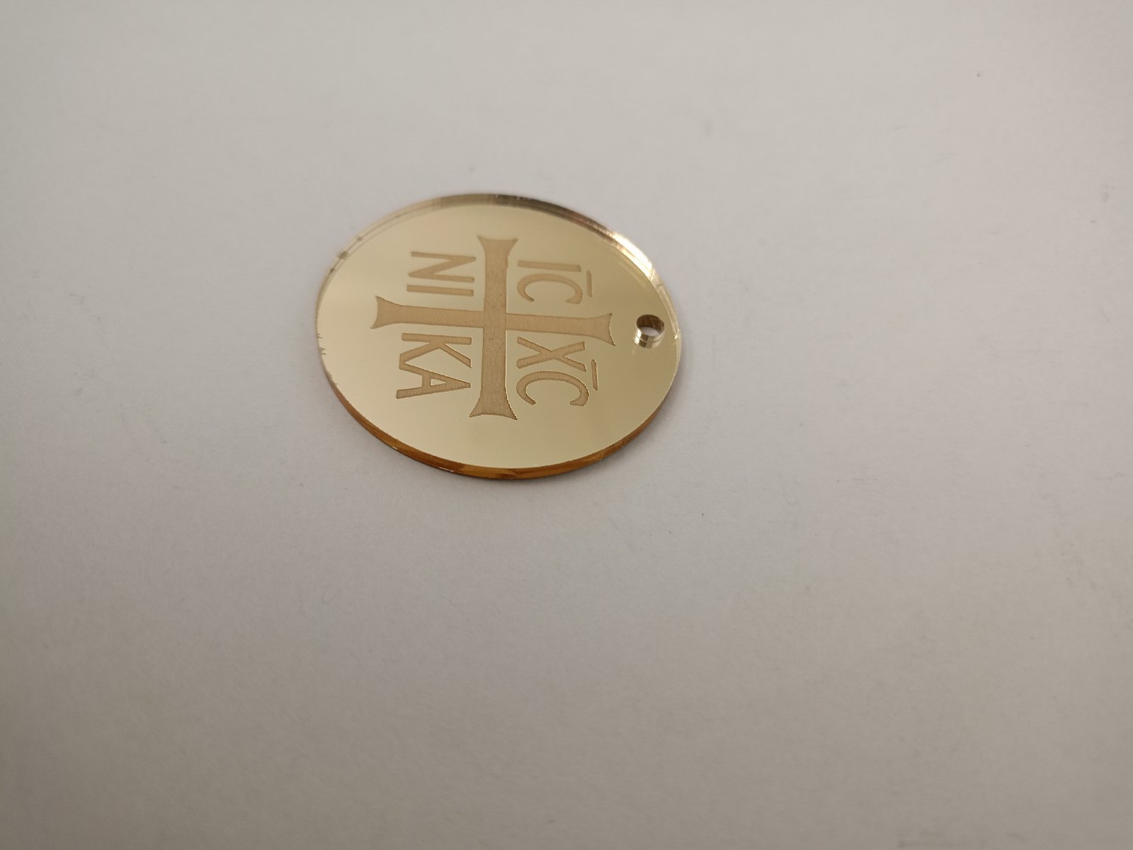 Κωνσταντινάτο ICXC NIKA plexiglass χρυσό - Image 2