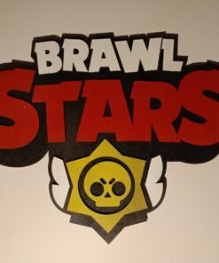 Ξύλινο διακοσμητικό τοίχου Brawl Stars