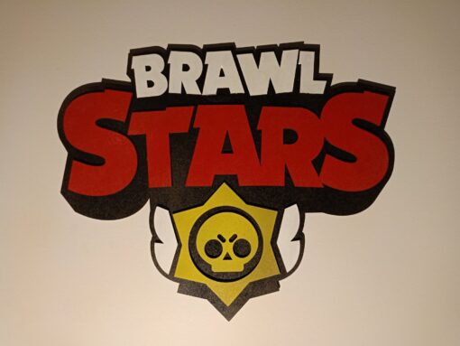 Ξύλινο διακοσμητικό τοίχου Brawl Stars