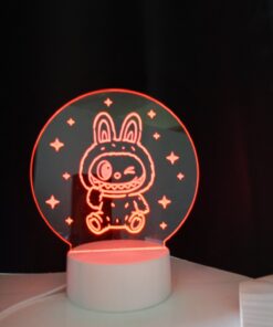 Φωτιστικό labubu led plexiglass